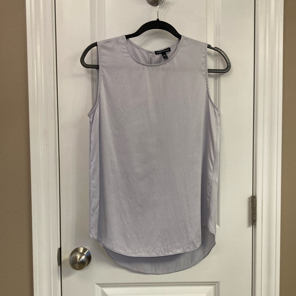 Eileen Fisher Silk Charmeuse Tank Size XS